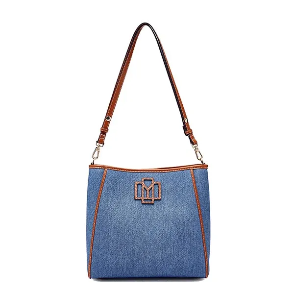 Túi Tote Nữ Lyn Berlyn L Shoulder Bag - Blue Variation 2 L26CBWB003 Màu Xanh Blue