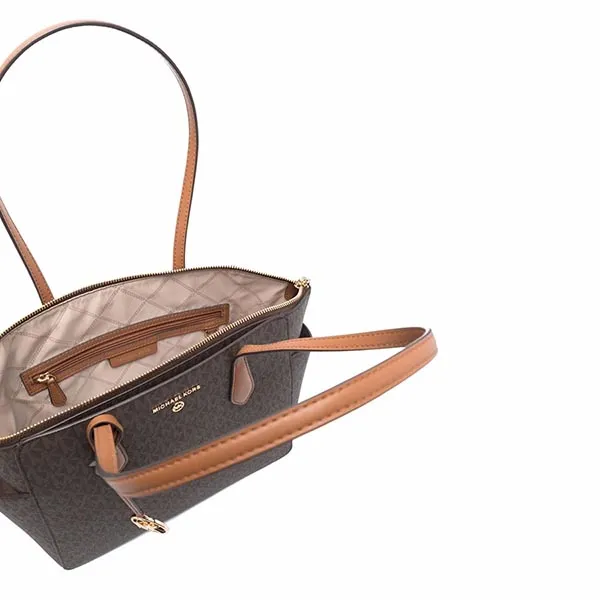 Túi Tote Nữ Michael Kors MK Marilyn Medium Tote Bag 30S2G6AT2B Màu Nâu