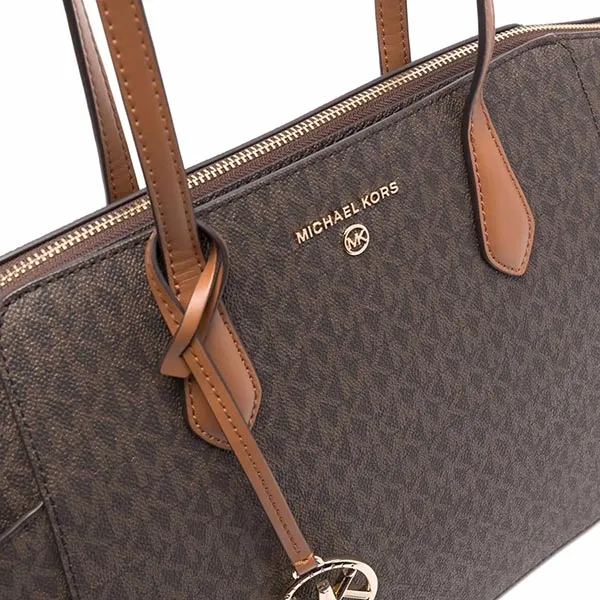 Túi Tote Nữ Michael Kors MK Marilyn Medium Tote Bag 30S2G6AT2B Màu Nâu