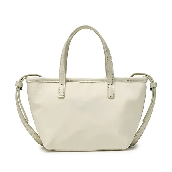 Túi Tote Nữ MLB Basic Vintage Nylon Mini Cross Bag 3ACRVN16N-50IVS Ivory Màu Trắng Ngà