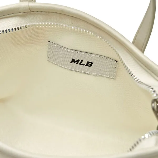Túi Tote Nữ MLB Basic Vintage Nylon Mini Cross Bag 3ACRVN16N-50IVS Ivory Màu Trắng Ngà