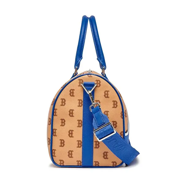 Túi Trống MLB Dia Poritiv Coated Canvas Rich Boston Red Sox 3ABWM013N-43SAS Màu Kem Nâu