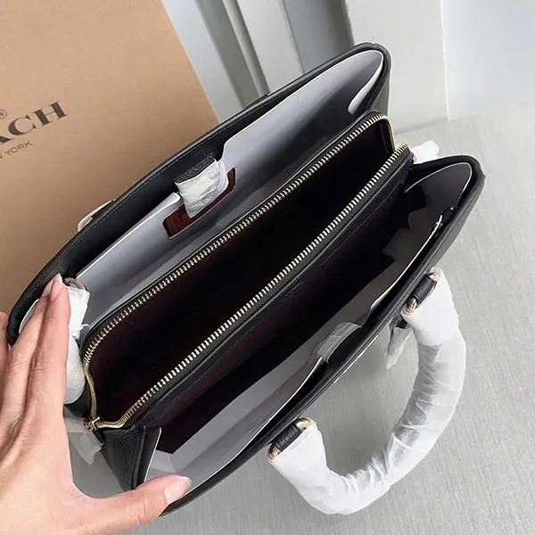 Túi Xách Nữ Coach Savannah Carryall Bag CAL56 Màu Đen