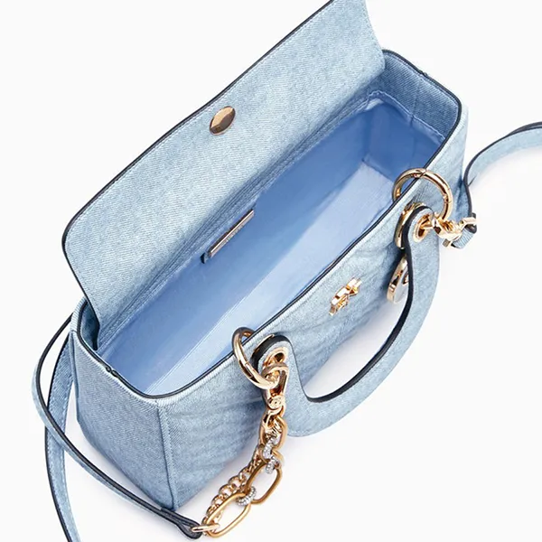 Túi Xách Nữ Lyn Varenna Top Handle S Handbags Blue Variation 2 LL24CBF247 Màu Xanh