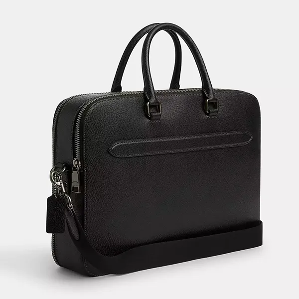 Túi Xách Tay Coach Ethan Brief CR275 Gunmetal/Black Màu Đen