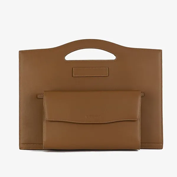 Túi Xách Tay Đựng Laptop Giovanni GBD0044-1HB Màu Nâu