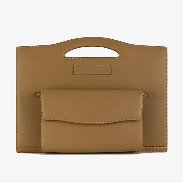 Túi Xách Tay Đựng Laptop Giovanni GBD0044-1NE Màu Be