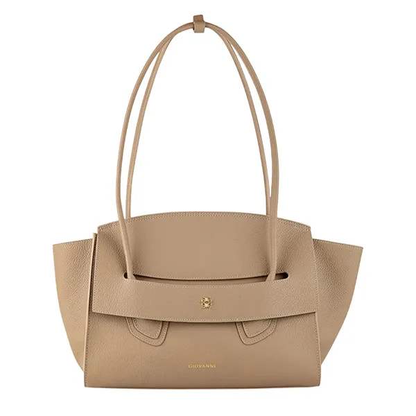 Túi Xách Tay Nữ Giovanni Handle Bag DLD0196-1 Màu Be Đậm