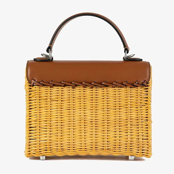 Túi Xách Tay Nữ Giovanni Handle Bag DLD0246-1 Màu Nâu Vàng