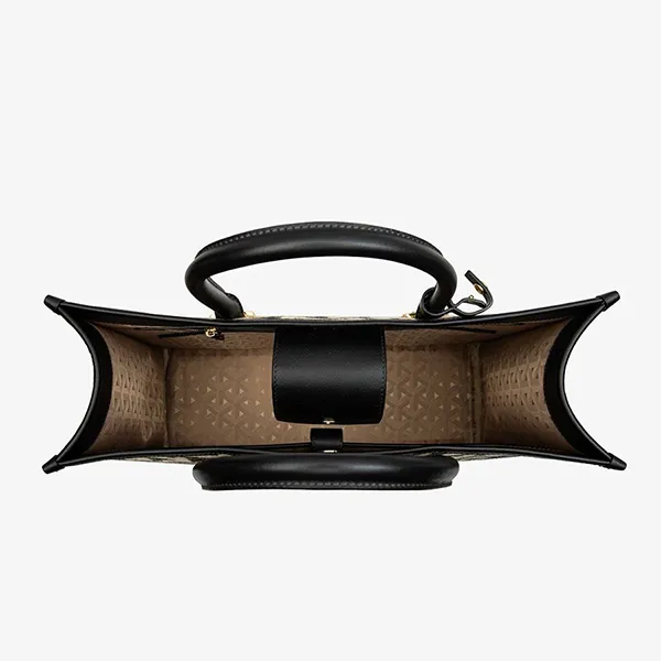 Túi Xách Tay Nữ Giovanni Tote Bag DLD0225-1 Màu Đen/Nâu