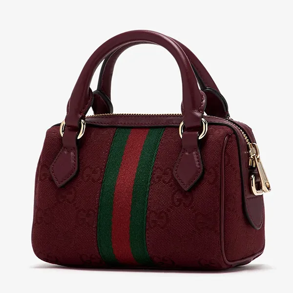 Túi Xách Tay Nữ Gucci Ophidia Super Mini Bag 781490AAES76445 Màu Đỏ