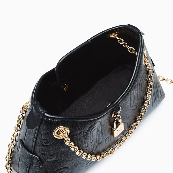 Túi Xách Tay Nữ Lyn Britannia Infinite Top Handle Handbag Black L26CBWC022 Màu Đen