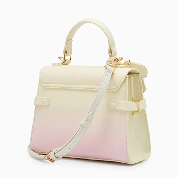 Túi Xách Tay Nữ Lyn Fineness Re-Edit S Handbag Pink Variation 2 LL22WBF298 Màu Kem Hồng