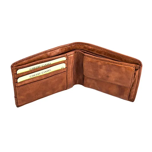 Ví Nam Gianni Conti Men's Genuine Leather Wallet In Brown 4207111 - Brown Màu Nâu