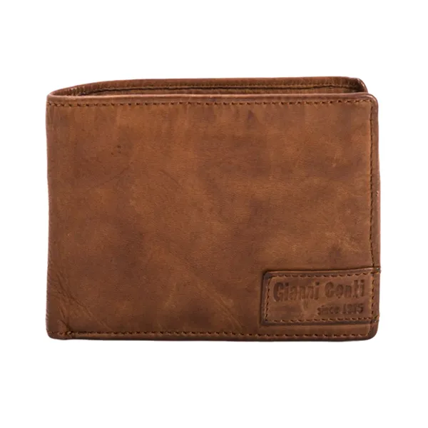 Ví Nam Gianni Conti Men's Genuine Leather Wallet In Brown 4207111 - Brown Màu Nâu