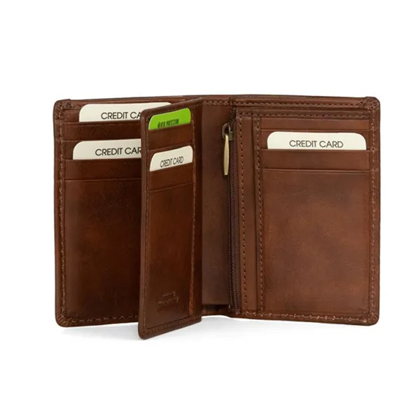 Ví Nam Gianni Conti Men's Genuine Leather Wallet Light Brown 9447165-25 Màu Nâu