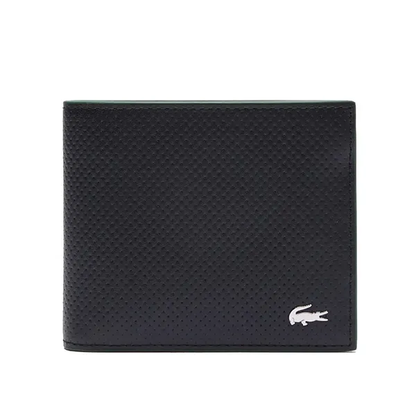Ví Nam Lacoste Medium Rfid Protect Coin Purse NH4573 - N19 Màu Đen
