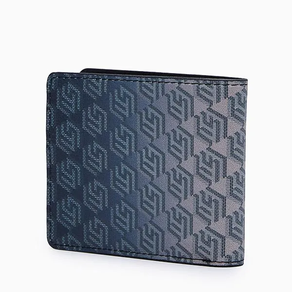 Ví Nam Lyn Jacob Infinite Bi-Fold Wallet - Printed Black L26CWWC005 Màu Đen Xám
