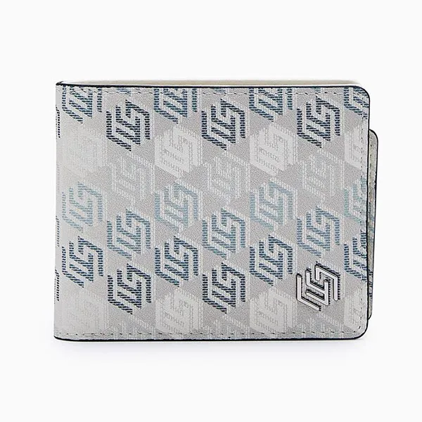 Ví Nam Lyn Jacob Infinite Bi-Fold Wallet - Printed WhiteL26CWWC005 Màu Trắng Xám