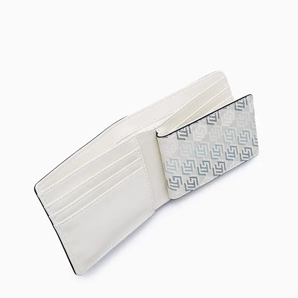 Ví Nam Lyn Jacob Infinite Bi-Fold Wallet - Printed WhiteL26CWWC005 Màu Trắng Xám