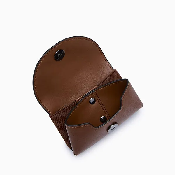 Ví Nam Lyn Zoll Infinite Card Holder Wallet - Dark Brown L26CWWA052 Màu Nâu