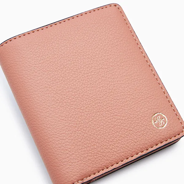Ví Nữ Lyn Atelier Compact Wallet L26CWWB008 Light Orange Màu Cam