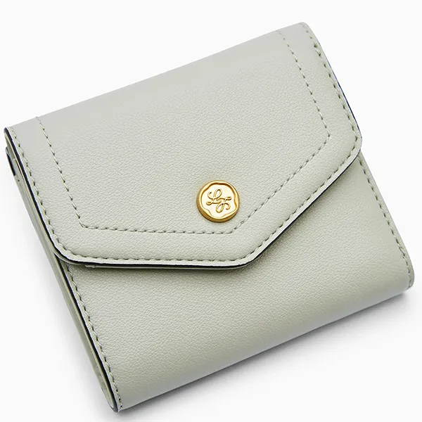 Ví Nữ Lyn Atelier Short Flap Wallet L26CWWB007 Grey Màu Xám