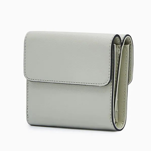Ví Nữ Lyn Atelier Short Flap Wallet L26CWWB007 Grey Màu Xám