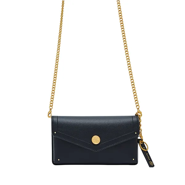 Ví Nữ Lyn Atelier Wallet On Chain Black L26CWWB006 Màu Đen