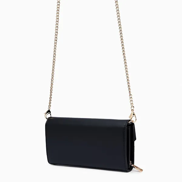Ví Nữ Lyn Fineness Revision Long Wallet On Chain Black L26SWWA023 Màu Đen