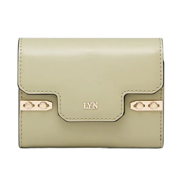 Ví Nữ Lyn Fineness Revision Short Flap Wallet - Light Green L26SWWA024 Màu Xanh Green