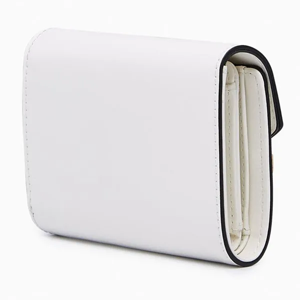Ví Nữ Lyn Fineness Revision Short Flap Wallet - White L26SWWA024 Màu Trắng