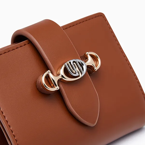 Ví Nữ Lyn Irene Infinite Short Wallet - Brown L26CWWA054 Màu Nâu