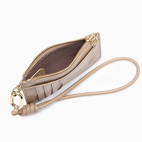 Ví Nữ Lyn Pillow Card Holder Wallet - Light Brown L25FWWC003 Màu Nâu