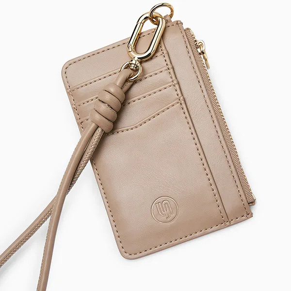 Ví Nữ Lyn Pillow Card Holder Wallet - Light Brown L25FWWC003 Màu Nâu