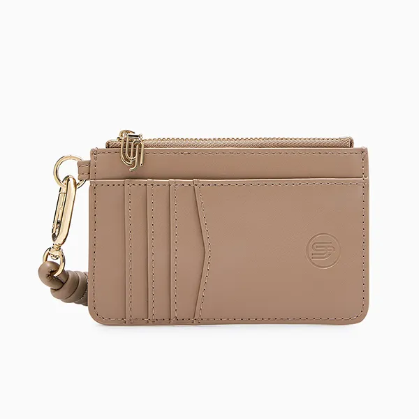 Ví Nữ Lyn Pillow Card Holder Wallet - Light Brown L25FWWC003 Màu Nâu