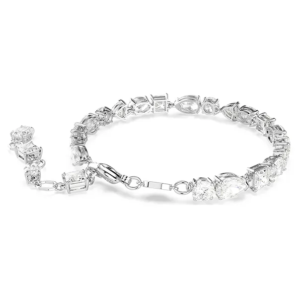 Vòng Đeo Tay Nữ Swarovski Mesmera Bracelet Mixed Cuts, White, Rhodium 5731959 Màu Trắng