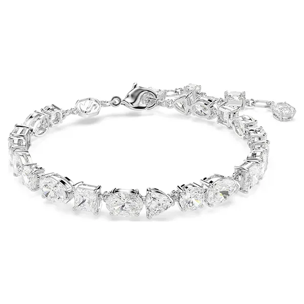 Vòng Đeo Tay Nữ Swarovski Mesmera Bracelet Mixed Cuts, White, Rhodium 5731959 Màu Trắng