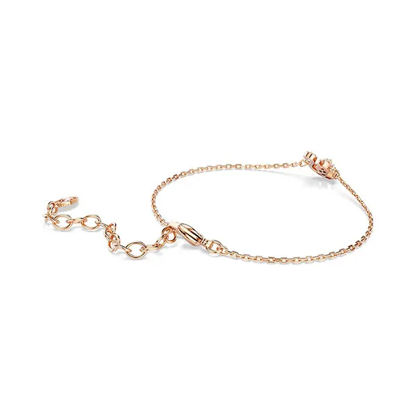 Vòng Đeo Tay Nữ Swarovski Swan Bracelet Mixed Cuts Swan White Rose Gold-Tone Plated 5738202 Màu Vàng Hồng
