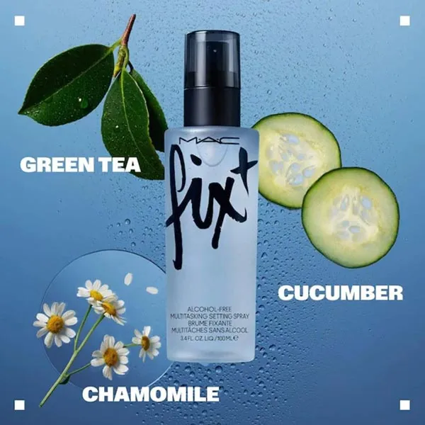 Xịt Khóa Nền Hỗ Trợ Dưỡng Ẩm MAC Fix+ Alcohol-Free Multitasking Setting Spray 100ml