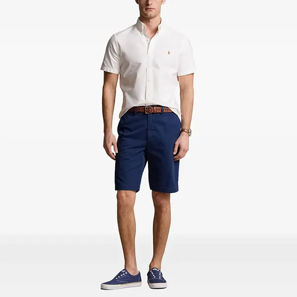 Áo Sơ Mi Nam Ralph Lauren Short Sleeve 710850782010 Màu Trắng Size XS