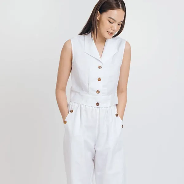 Áo Kiểu Nữ F2 Fashion & Freedom Brighter Day AK491-T-S-1121 Màu Trắng Size S