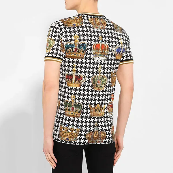 Áo Phông Nam Dolce & Gabbana D&G G8KC0T-HS7AB Phối Màu Size 46