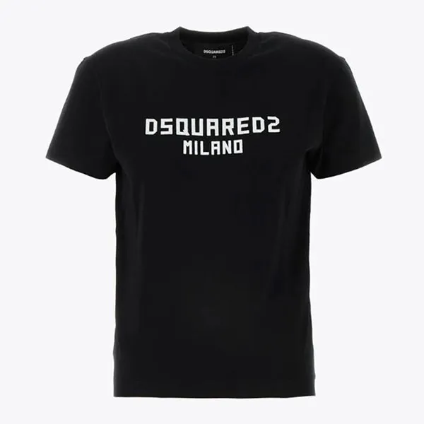 Áo Phông Nam Dsquared2 Cool Fit Dsquared2 Milano T-Shirt S74GD1418D20020962XXL Màu Đen Size S