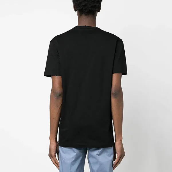 Áo Phông Nam Dsquared2 Logo Print T-Shirt S74GD1156 S23009 900 Màu Đen Size S