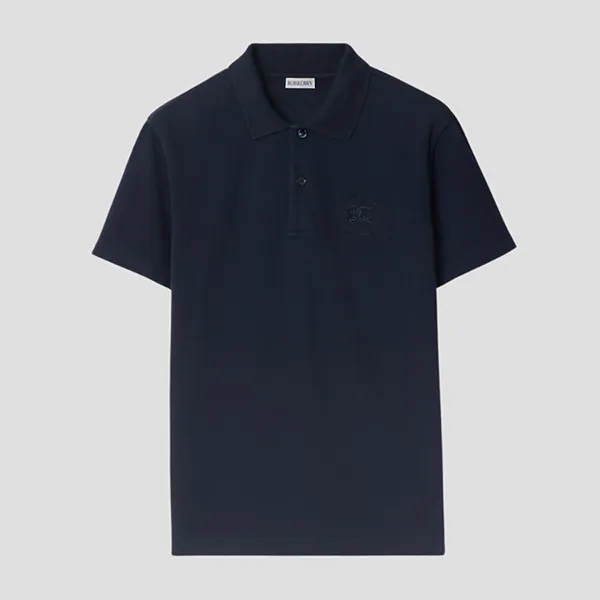 Áo Polo Nam Burberry EKD-Embroidered Short Sleeved Cotton In Navy 8093600 Màu Xanh Navy Size S