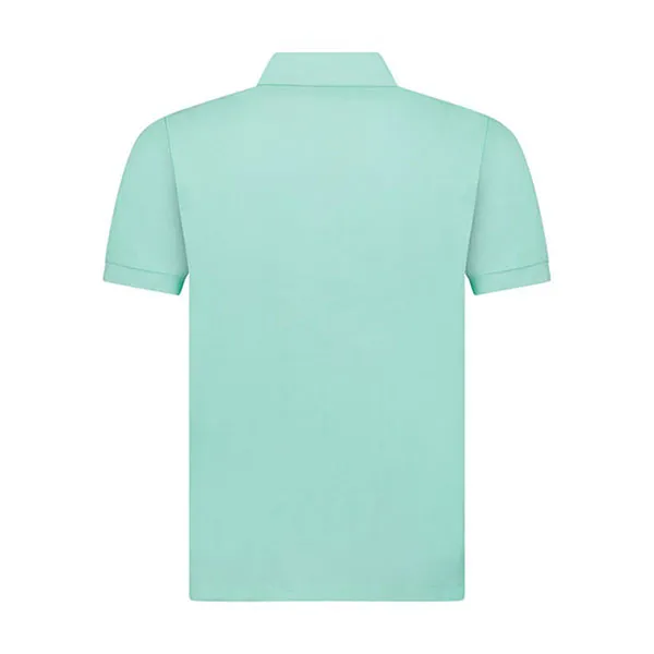 Áo Polo Nam Burberry Hartford Check Placket Summer 8112395 Màu Xanh Mint Size M