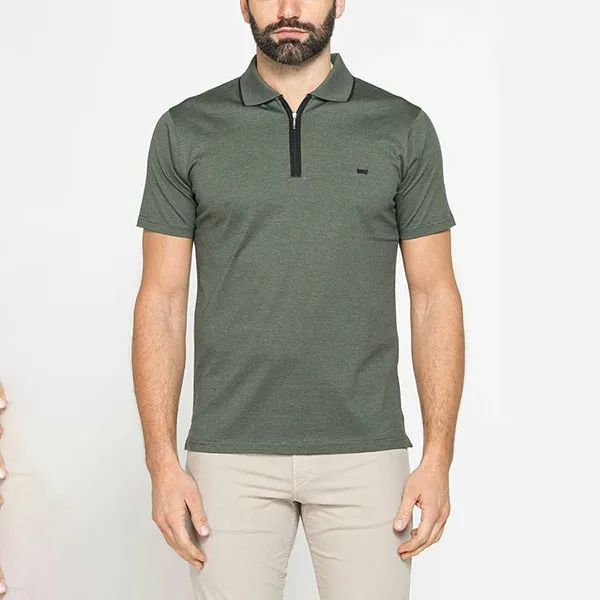 Áo Polo Nam Carrera Jeans T819Z0041X_H091 Màu Xanh Lá Size M