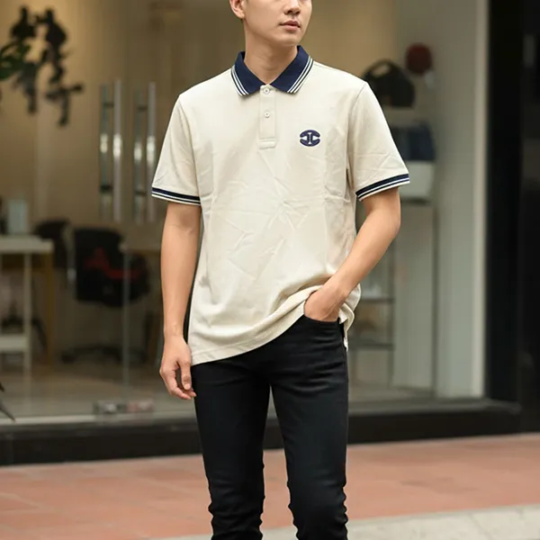 Áo Polo Nam Cavalli Class RWC393-96 Màu Be Size 50