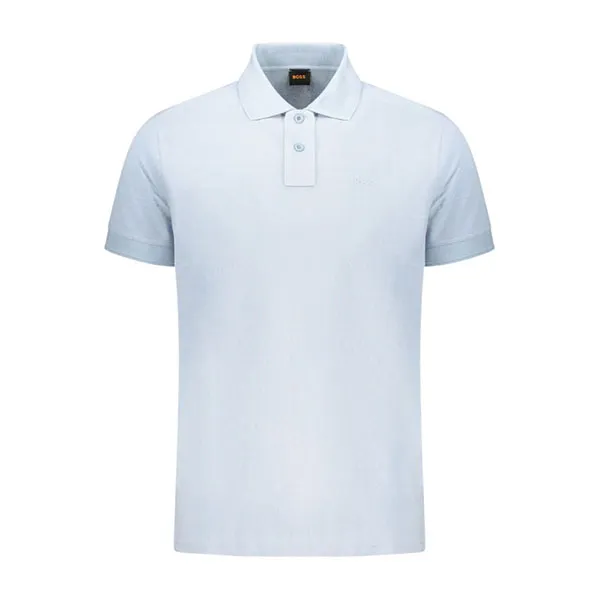 Áo Polo Nam Hugo Boss Slim Fit 50507813PRIME_AZ458 Màu Xanh Nhạt Size S
